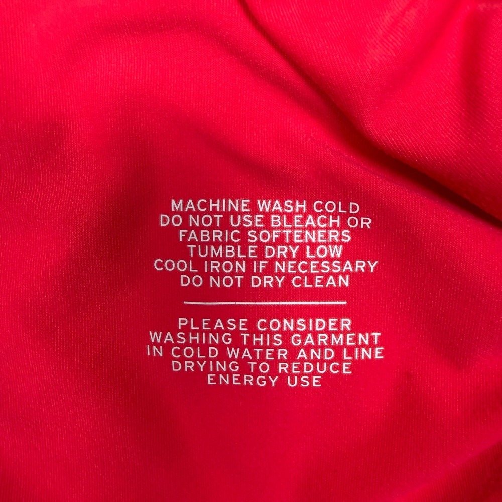 REI Womens Red/Orange Ruched Racerback Athletic Tank Top Size 16 Hiking Active - Picture 9 of 11